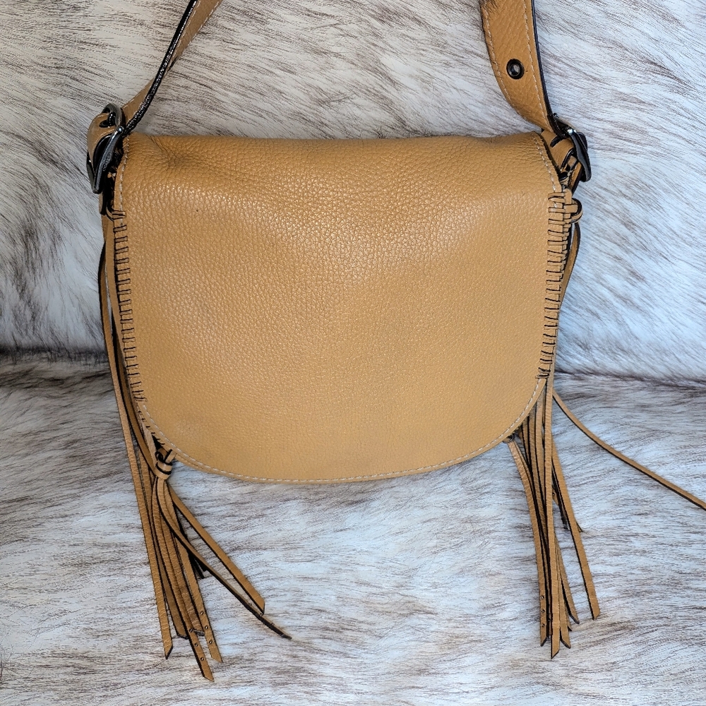 1941 Saddle Bag with Whipstitch and Fringe Details - Picture 2 of 16